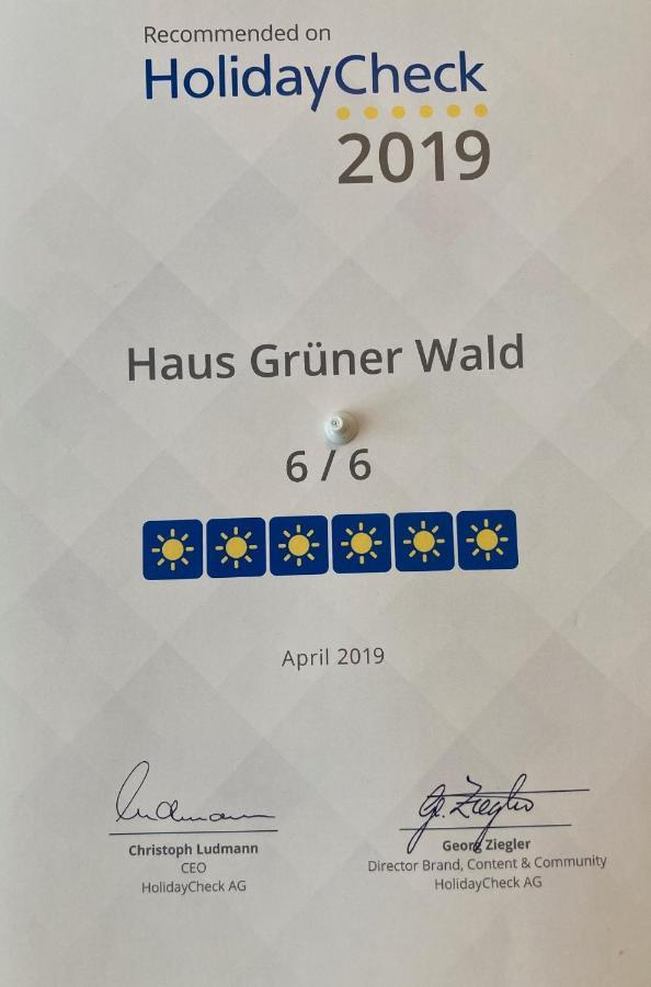 Haus Gruener Wald Apartment บาร์โธโลเมแบร์ก ภายนอก รูปภาพ